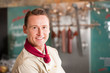 Smiling Handsome Butcher