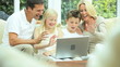 Video: Young Caucasian Family Using Online Webchat Young Caucasian Family Using Online Webchat