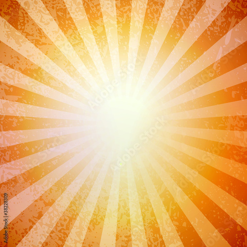 Illustration: summer sunset background summer sunset background