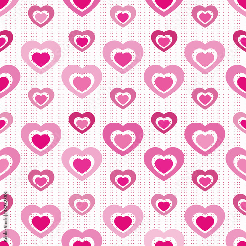 Illustration: Cutout Heart Seamless Tile Cutout Heart Seamless Tile