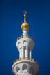 Minarett der Sheikh Zayed Moschee in Abu Dhabi