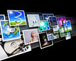 Illustration: Screens with images flow Screens with images flow