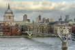 St Pauls cathedral and Millenium Bridge