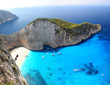 Navagio Beach with shipwreck in Zakynthos, Greece