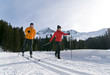 Langlauf im Gebirge