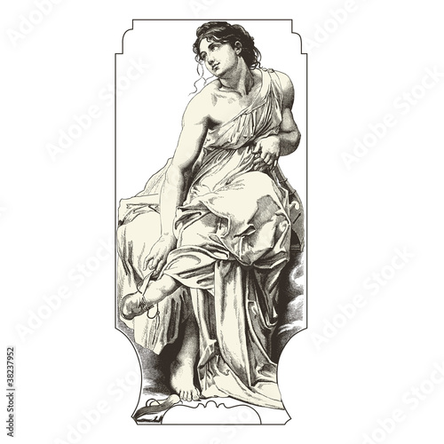 Vector: Muse de la danse : Terpsichore Muse de la danse : Terpsichore