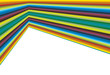 Vektor: Colorful lines with three dimensional feel Colorful lines with three dimensional feel