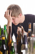 Junger Alkoholiker