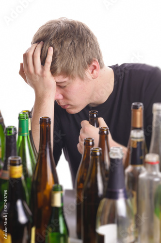 Photo: Junger Alkoholiker Junger Alkoholiker