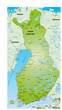 Landkarte von Finnland