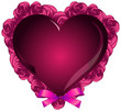 Valentine's Heart with Roses Valentine's Heart with Roses