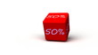 Discount boxes isolated on the white background.