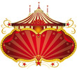 Magic red circus frame