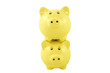 Photo: Stacked Piggy Banks Series - Yellow Stacked Piggy Banks Series - Yellow