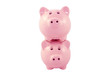 Photo: Stacked Piggy Banks Series - Pink Stacked Piggy Banks Series - Pink