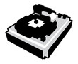 3D pixel turntable