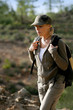 Female hiker in the wilderness