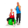 Senior healthy fitness couple