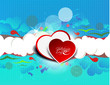 valentine hearts design