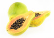 Papaya isolated on white background Papaya isolated on white background