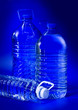 blue big bottles