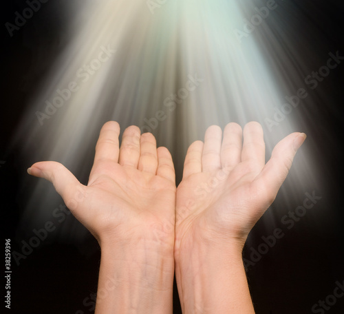 Photo: LIGHT on hands LIGHT on hands