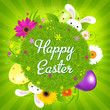 Colorful Happy Easter Card