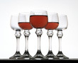 Photo: Glass with red wine Glass with red wine