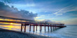 Ponton au crépuscule - Ile de La Réunion