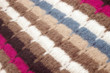 Closeup of multicolored woolen texture
