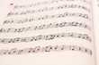Old music sheet page