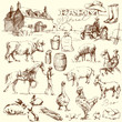 farm collection - hand drawn set