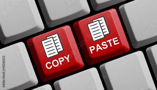 Illustration: Copy - Paste - Fertig! Copy - Paste - Fertig!