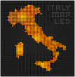 Italy led map