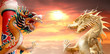 Two dragon