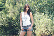 Photo: happy girl in the park happy girl in the park