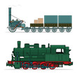 train (vector illustration)