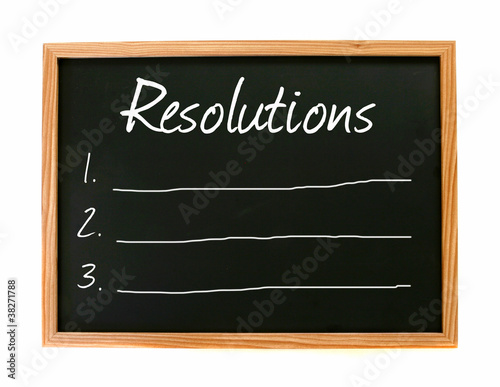 Photo: Resolutions Resolutions
