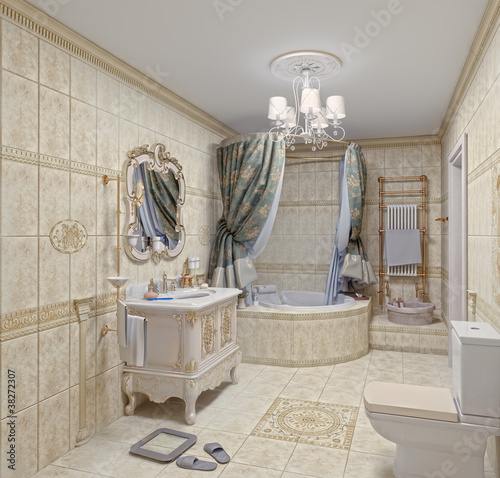 Photo: Bathroom interior Bathroom interior