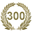 Lorbeerkranz geschlossen Gold - 300