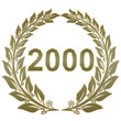 Lorbeerkranz geschlossen Gold - 2000