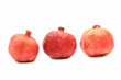 Three red pomegranates Three red pomegranates