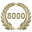 Lorbeerkranz geschlossen Gold - 8000