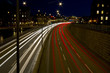 Traffic in the city at night. Traffic in the city at night.