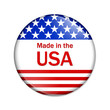 Made in the USA button