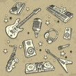 Vector: The collection of musical instruments The collection of musical instruments