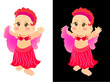 Illustration: cute belly dancer cute belly dancer