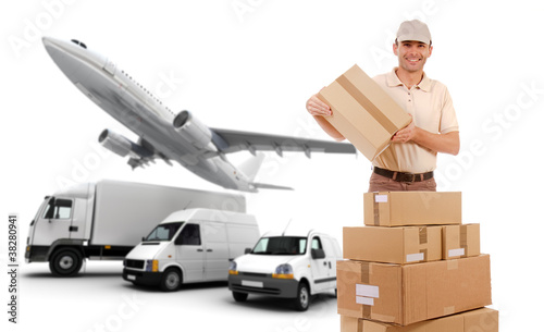 Photo: Transport logistics chain Transport logistics chain