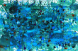 Paint layered on paper. Paint layered on paper.