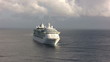 Ocean line approaching port of call
